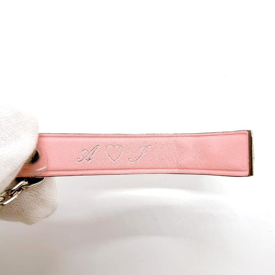◇エルメス◇レザー/ケリー/グローブホルダー/ピンク/シルバー金具