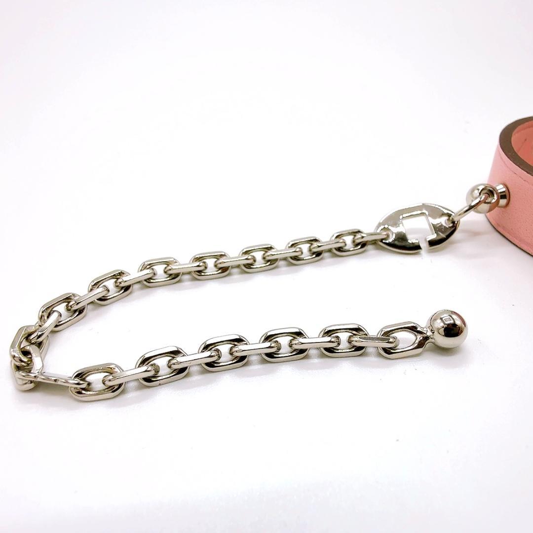 ◇エルメス◇レザー/ケリー/グローブホルダー/ピンク/シルバー金具