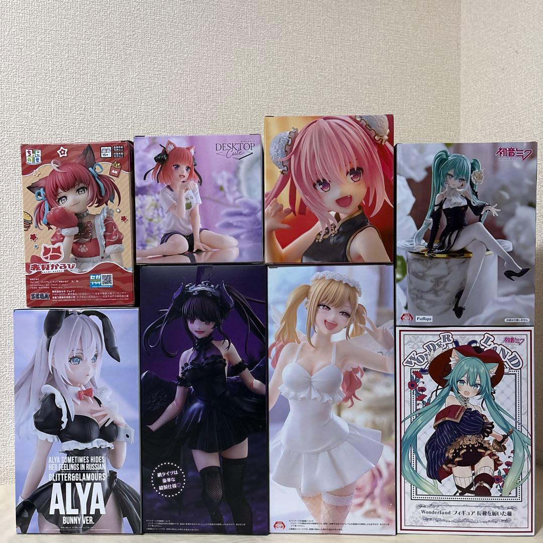 【新品未開封品】美少女フィギュアまとめ売り合計8点