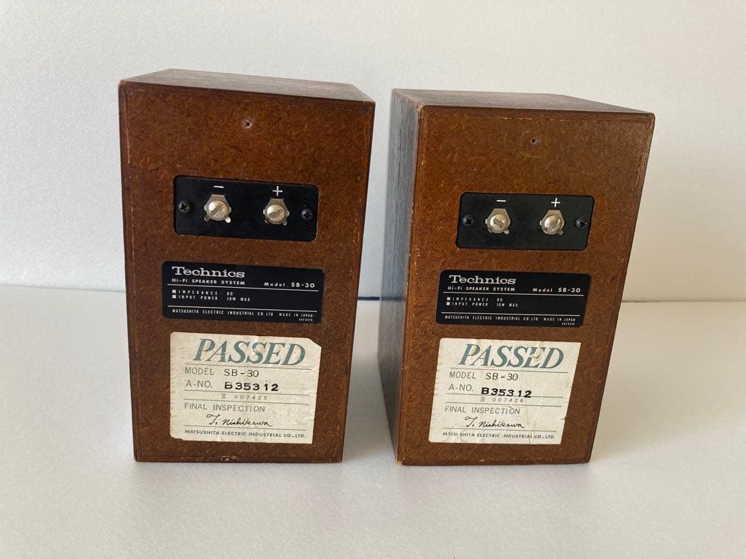 テクニクススピーカー SB-30 2本セット