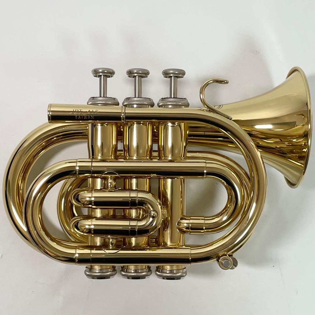 【美品】JUPITER ポケットトランペット JPT-416 ハードケース付き