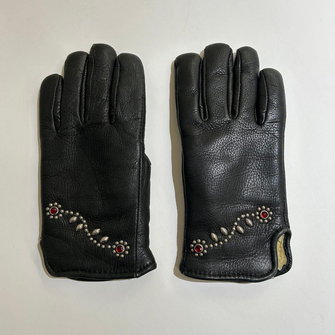 HTC メンズスタッズグローブ フリーサイズ