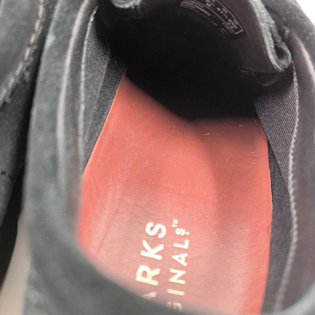 【Clarks】ワラビー スエード ゴアテックス 26 ブラック ビブラムソール