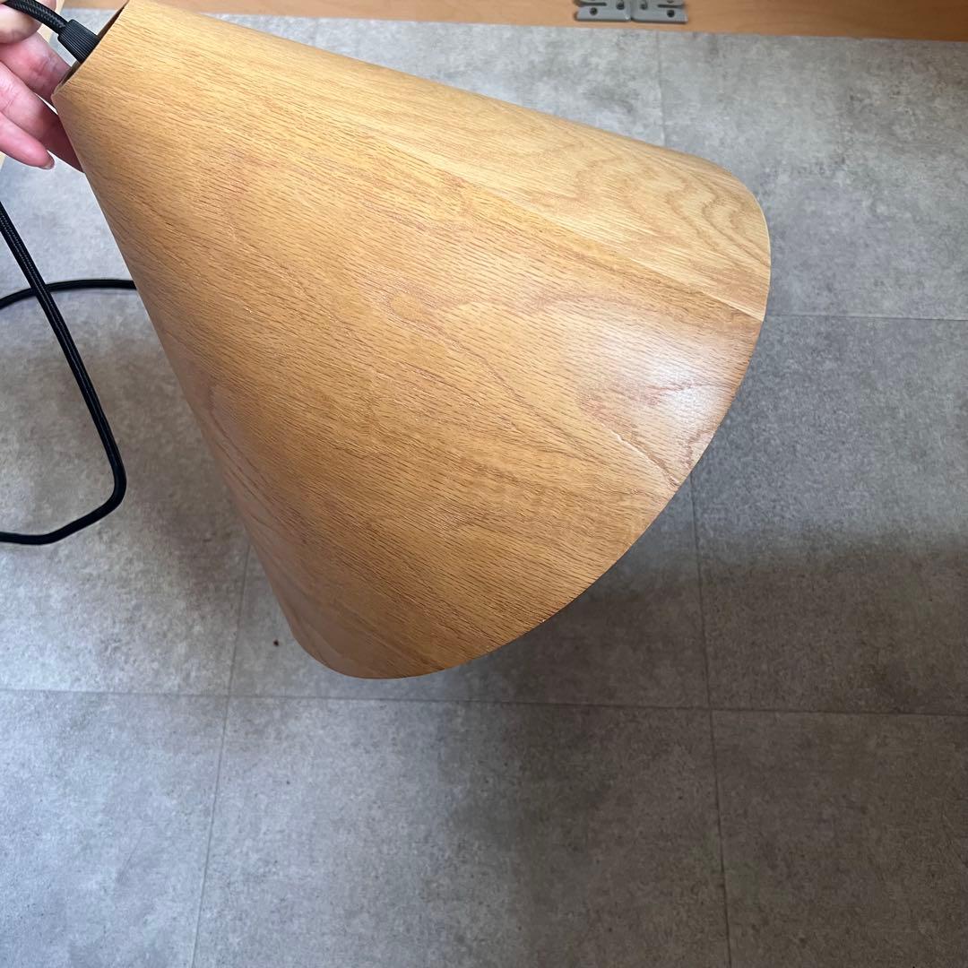 【大幅値下げ】ＨＡＹ｜木製円錐形ペンダントライト