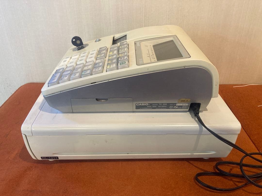 CASIO レジスター TE-300 ディスプレイ付き