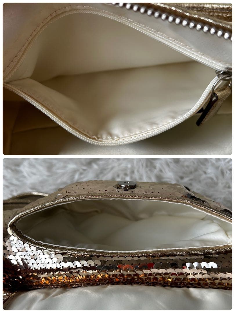 バッグ Rare Coach Poppy Sequin Spotlight 2way