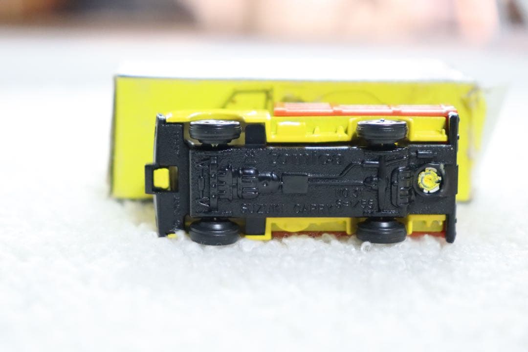 スズキ　キャリイ　家畜運搬車　トミカ　日本製　NO.31 黒箱