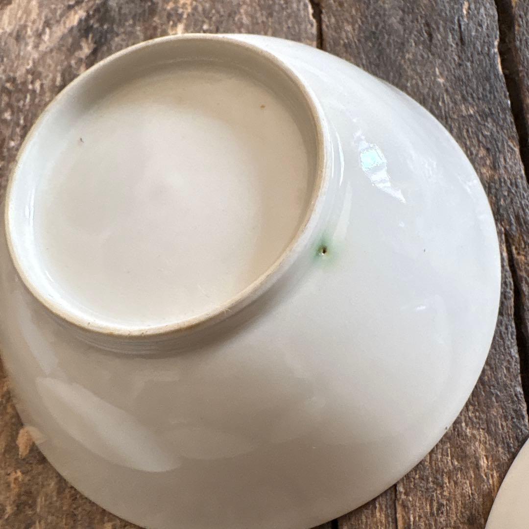 希少　砥部焼　淡黄磁　深皿　五客　白磁　白高麗