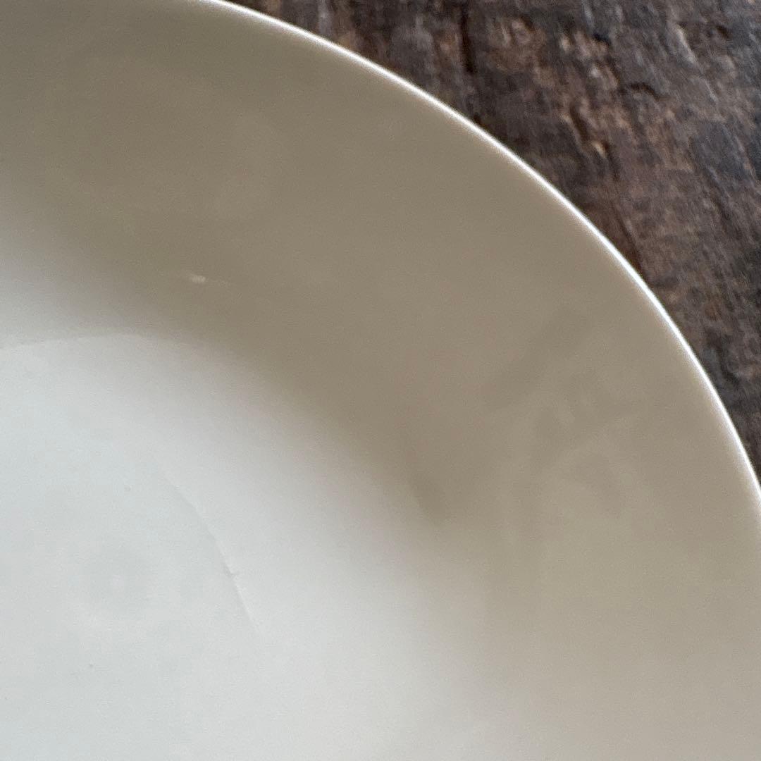 希少　砥部焼　淡黄磁　深皿　五客　白磁　白高麗