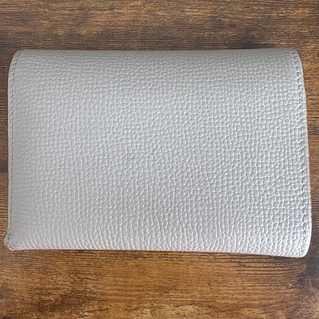 LOEWE 三つ折り財布 ライトグレー