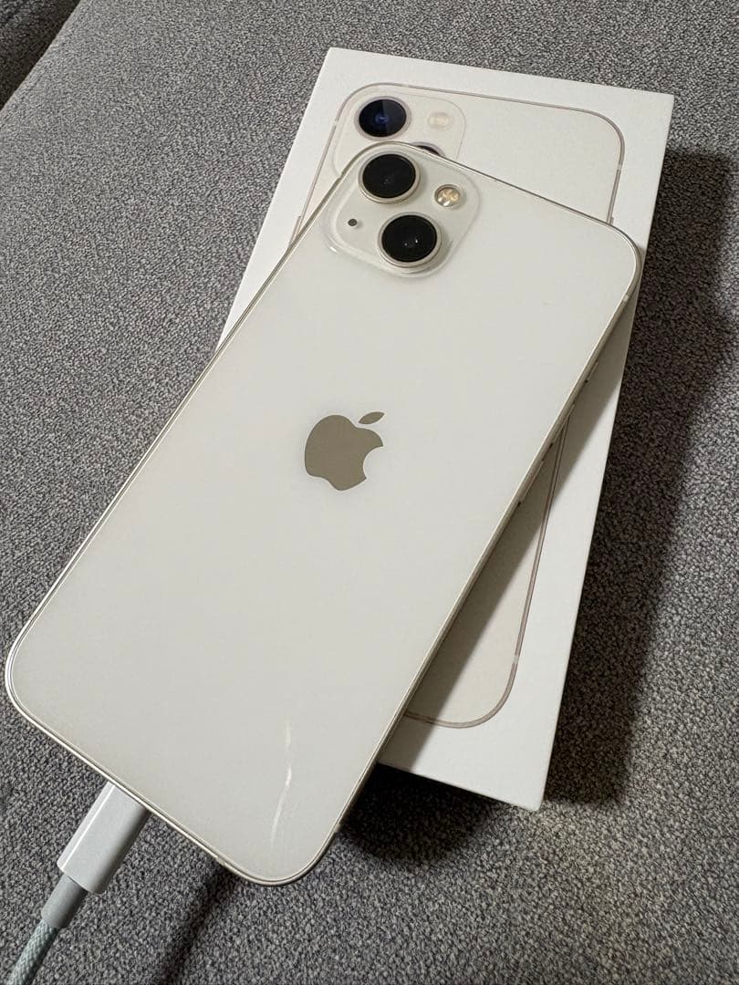 iPhone13 256GB スターライト SIMフリー バッテリー交換済み