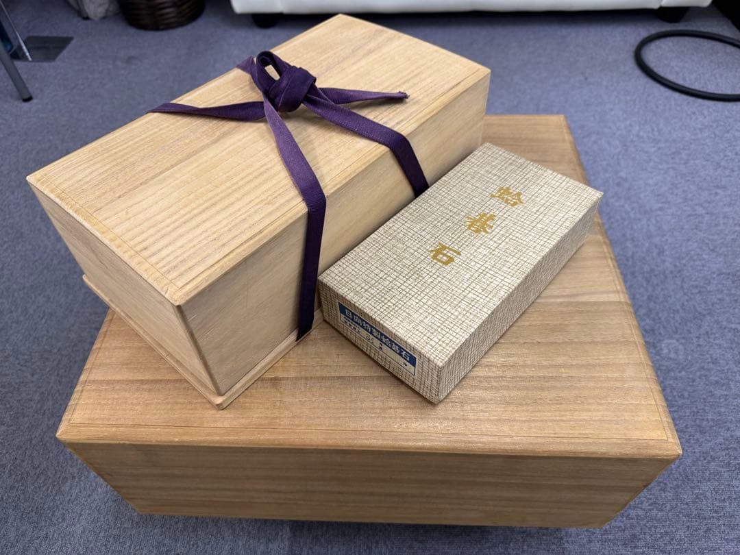 木製囲碁セット 白黒碁石付き