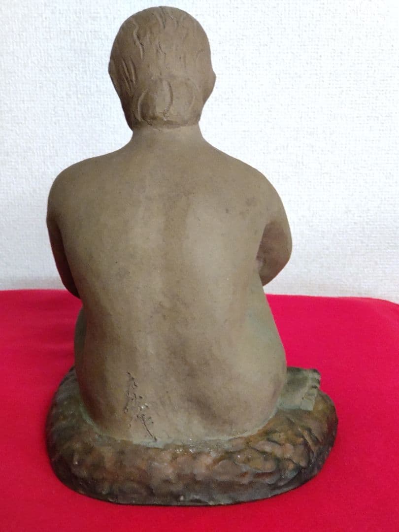 少女像置物/陶器