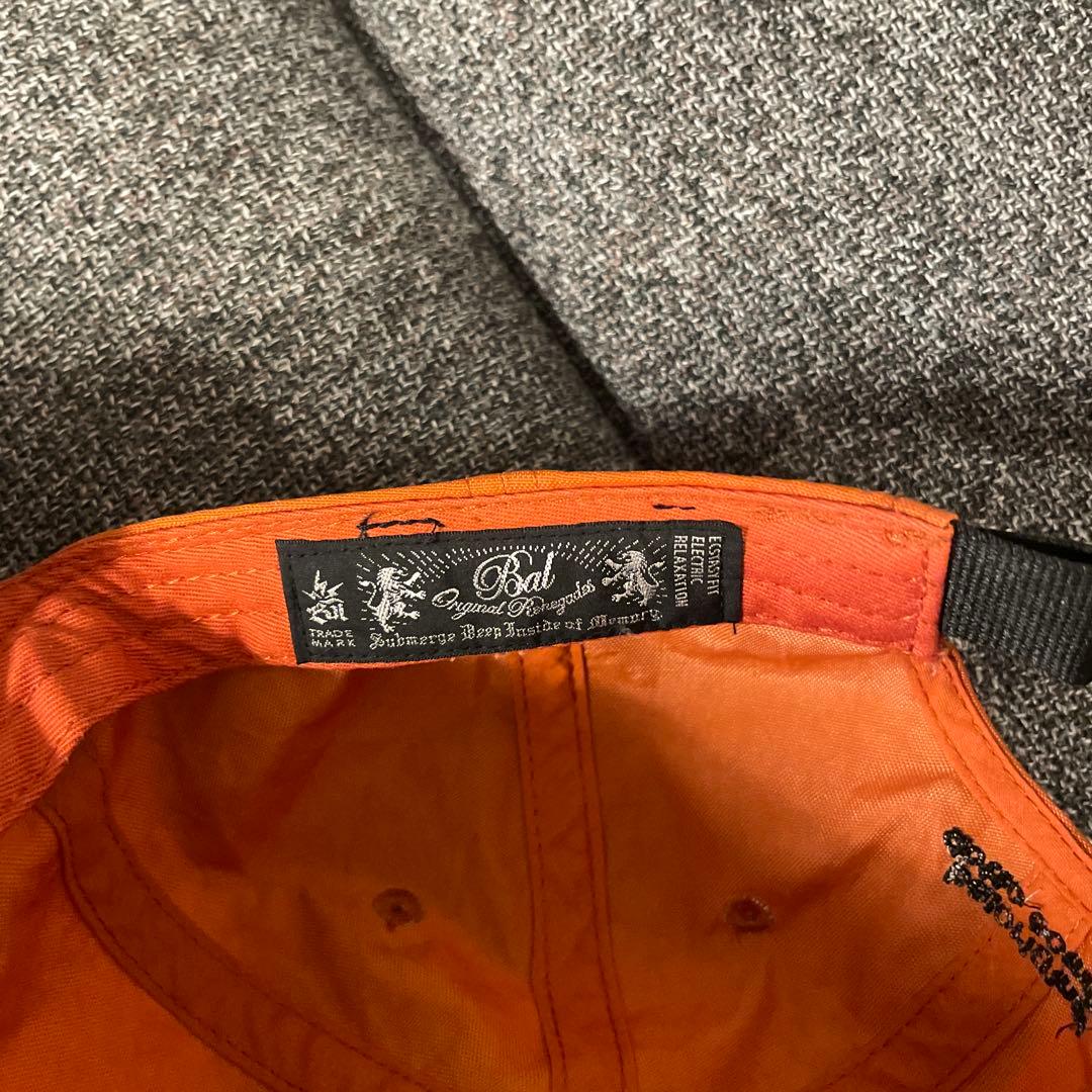 balobright Bロゴキャップ オレンジ