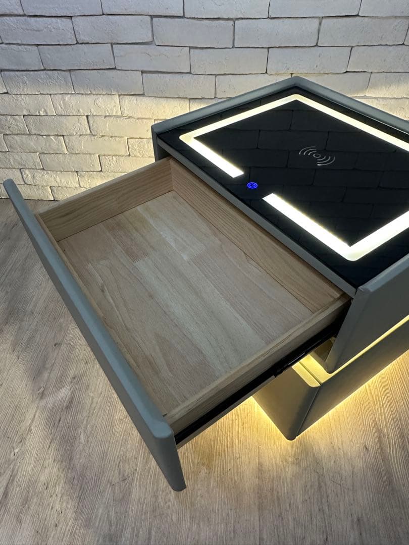 K*様 ⭐️【全国送料無料】　ナイト　スタンド　テーブル　サイド　ベッド　引き出