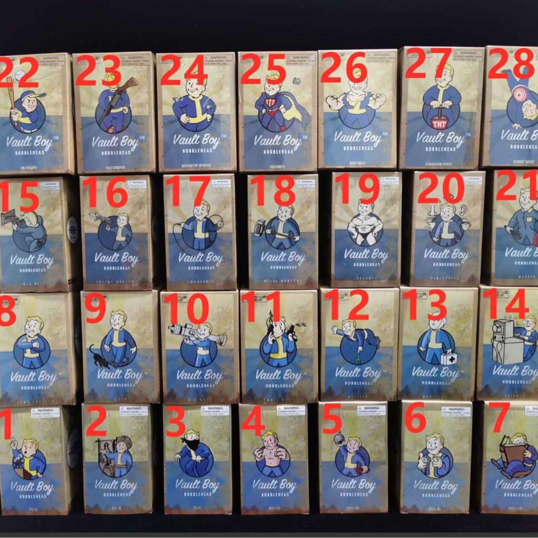 Falloutフォールアウトボルトボーイシリーズ28個フルセット　ボブルヘッド