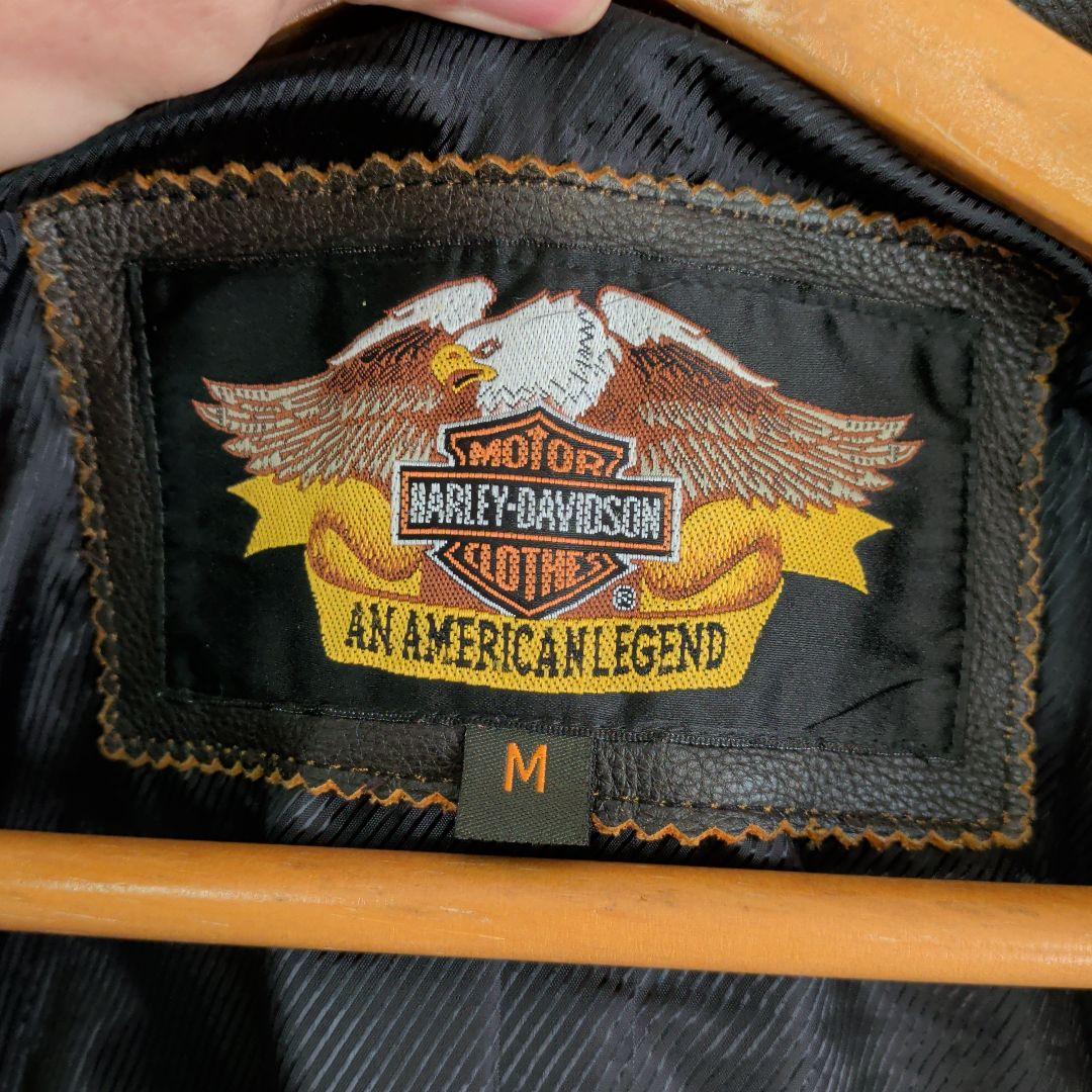 ジャケット・アウター HARLEY DAVIDSON Leather jacket M brown