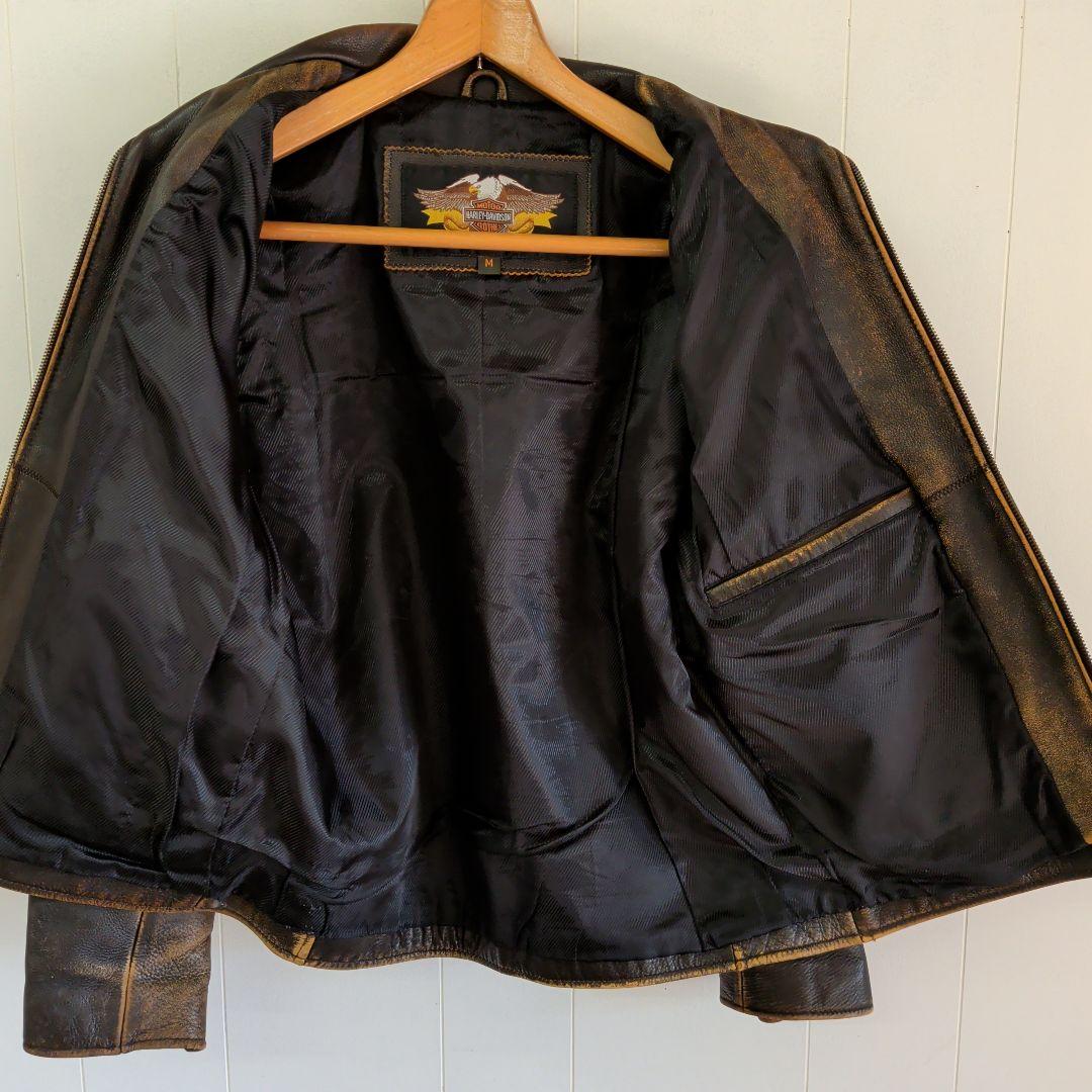 ジャケット・アウター HARLEY DAVIDSON Leather jacket M brown