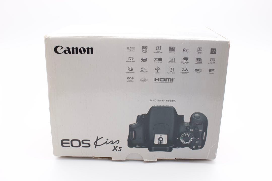 Canon EOS Kiss X5 ボディ　元箱付き　付属品完備　画面回転
