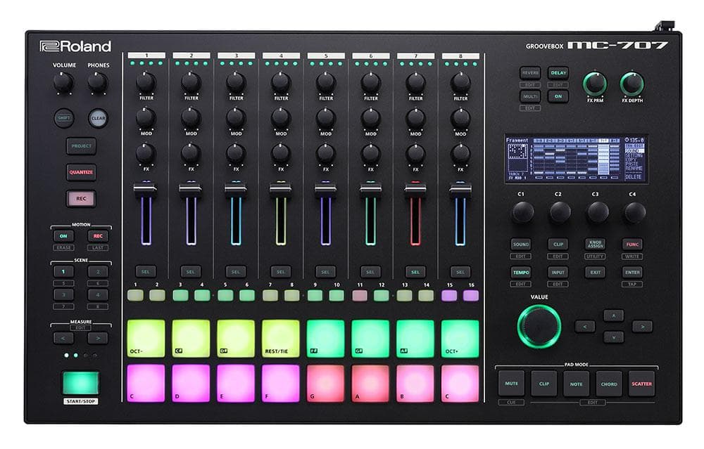 Roland MC-707　純正インナーホストバッグ+持ち運び用ソフトケース