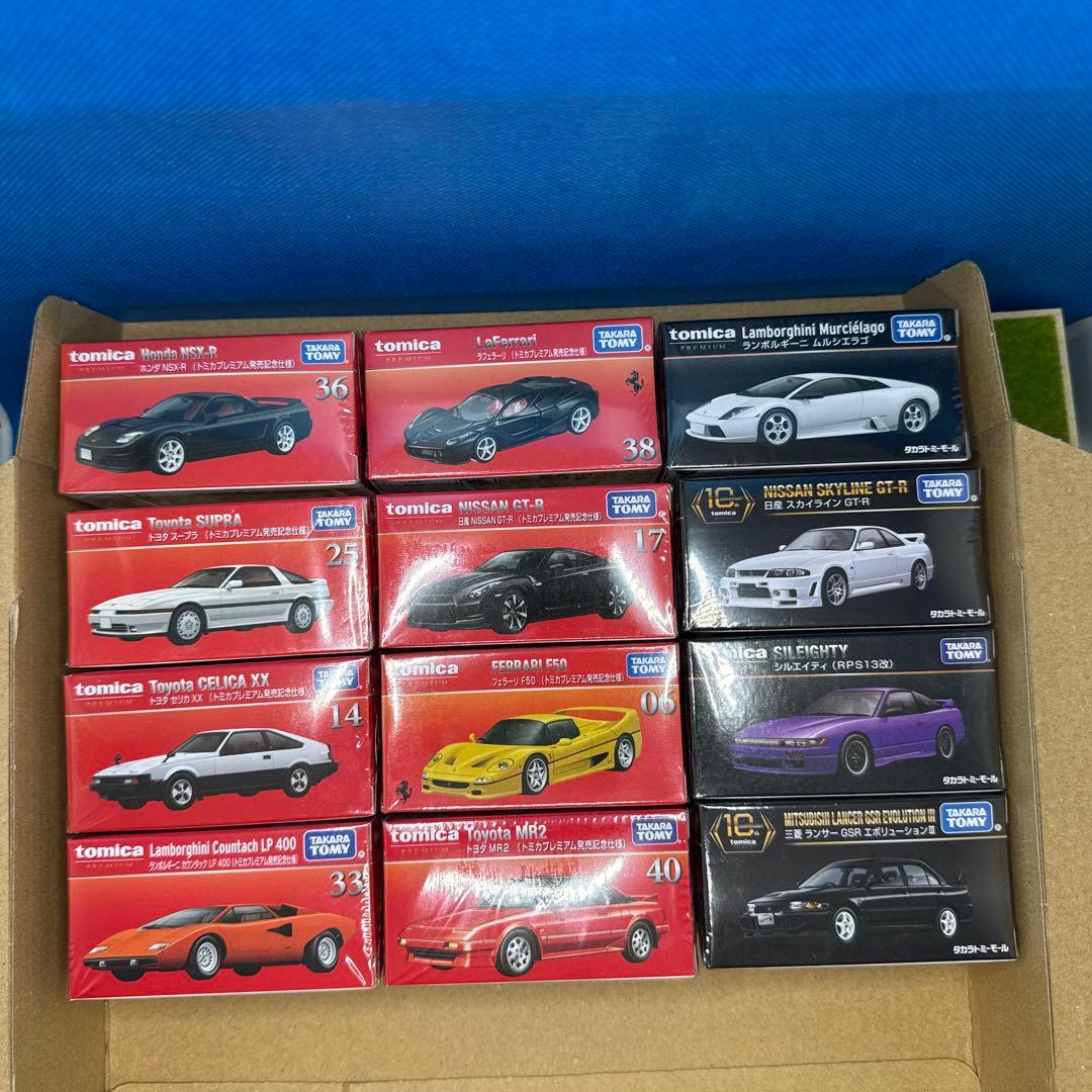 入手困難　希少　トミカプレミアム　12台セット　発売記念仕様　トミカモール限定