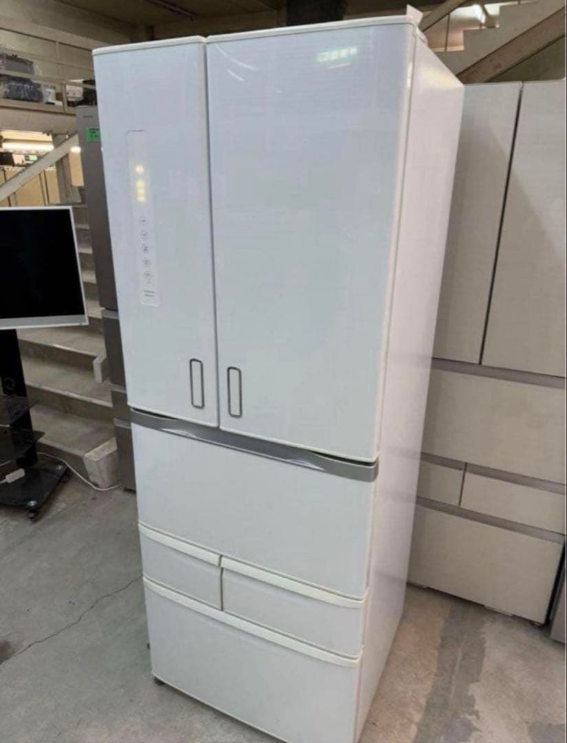 2014年式510L TOSHIBA 冷蔵庫 GR-G51FX(WS)