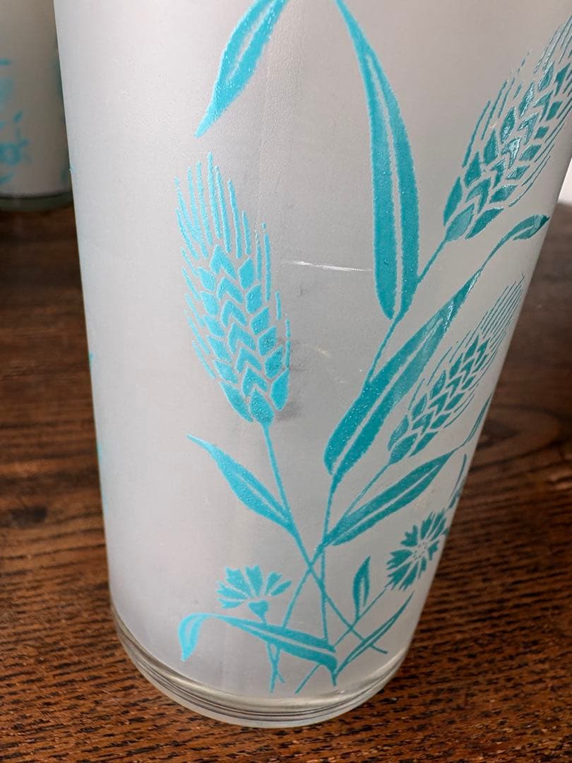 アメリカン雑貨 ビンテージ グラス8個＆グラスホルダー セット