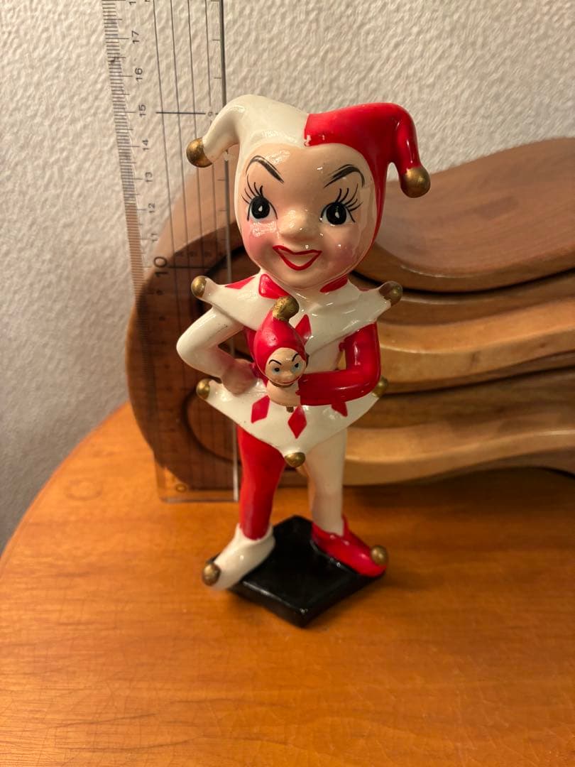 ビンテージ50s KREIS Japan ハーレクイン　ジェスチャー　道化師