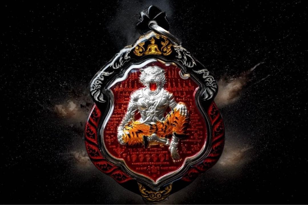 袈裟入り　チャナイ師の伝説の虎王と秘術　プージャオサミンプラ　プラクルアン　D