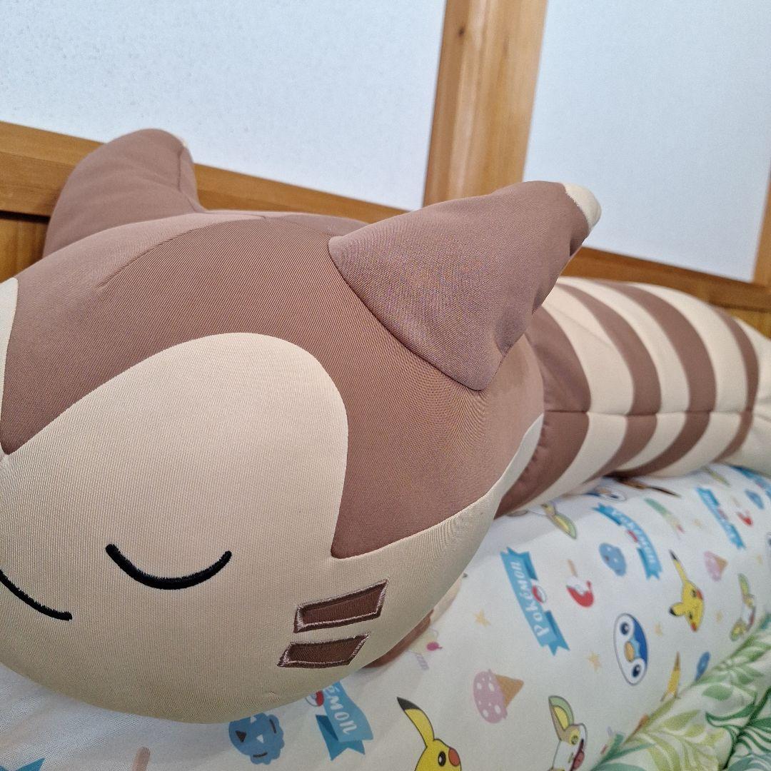 ポケモンセンター　ぎゅっと抱くクッション　オオタチ　ぬいぐるみ