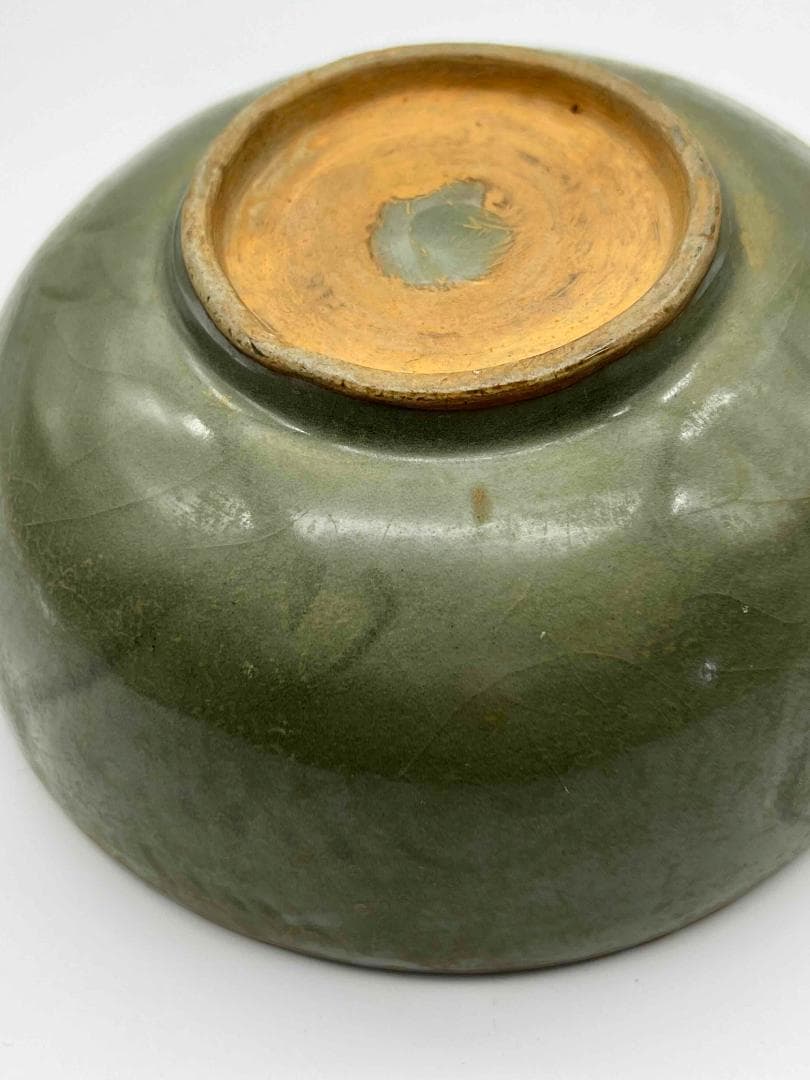 元時代から明時代　青磁　龍泉窯茶碗　大鉢 青磁茶碗　越州窯 唐物(D-65)