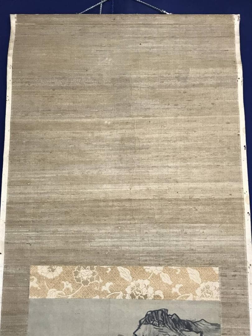 【真作】岡本豊彦/山水人物図/山水図/人物図/掛軸/名家伝来/AD-64