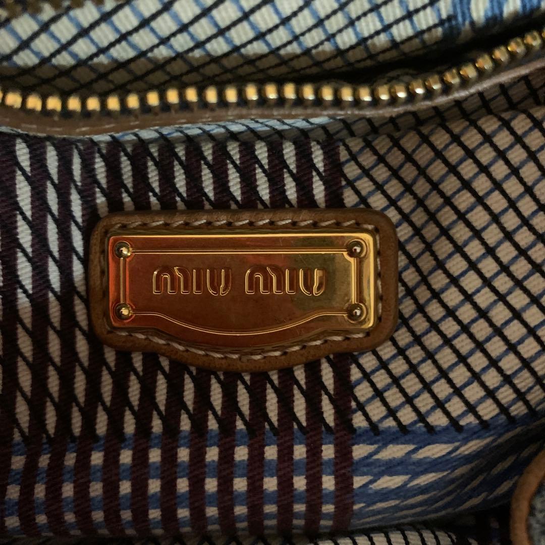 miu miu ミュウミュウ 2way アーカイブ ショルダー