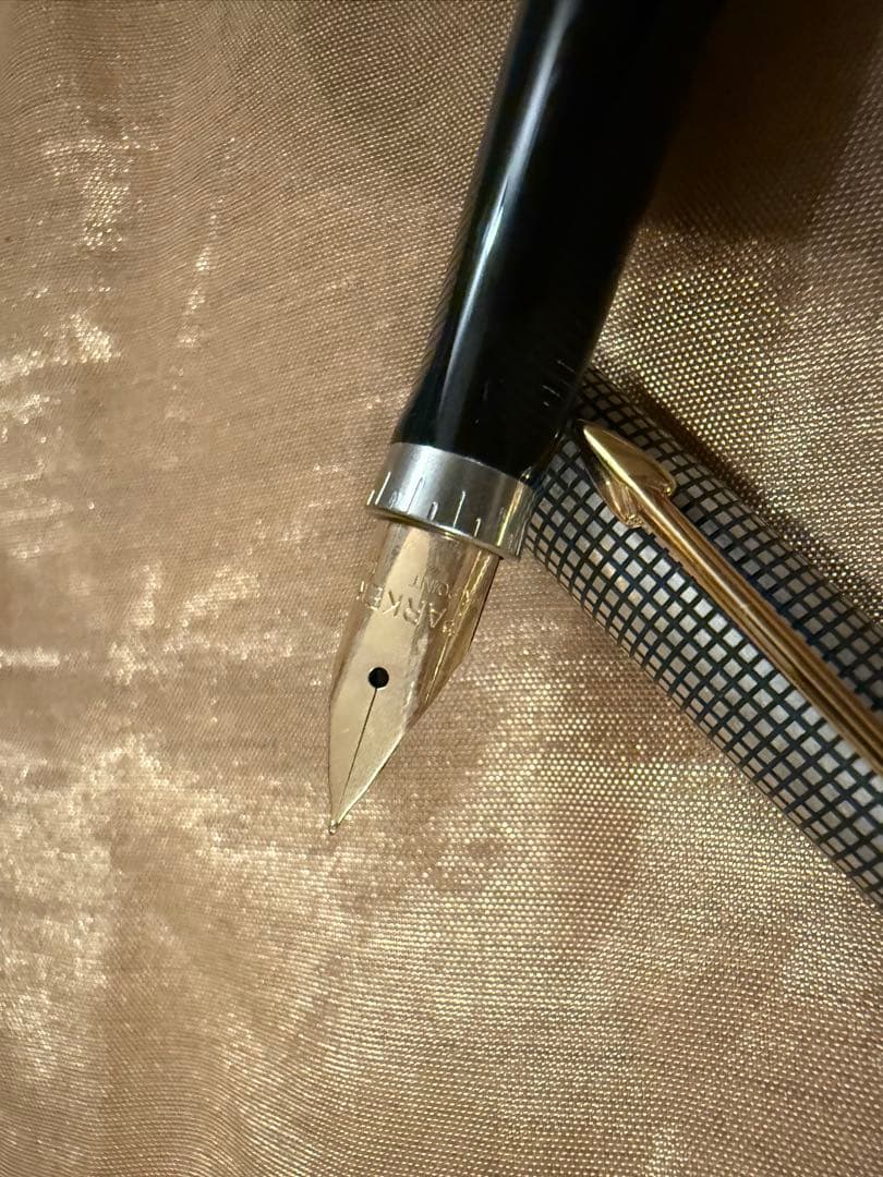 パーカー75 スターリングシルバー　シズレ　14金ペン先　未使用　美品