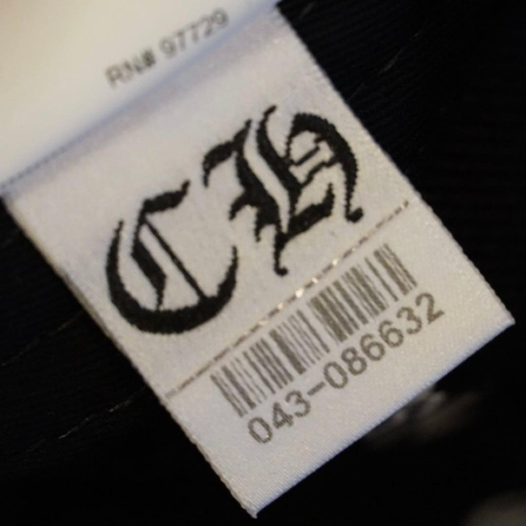 Chrome Hearts CHロゴ キャップ ブラック×ゴールド