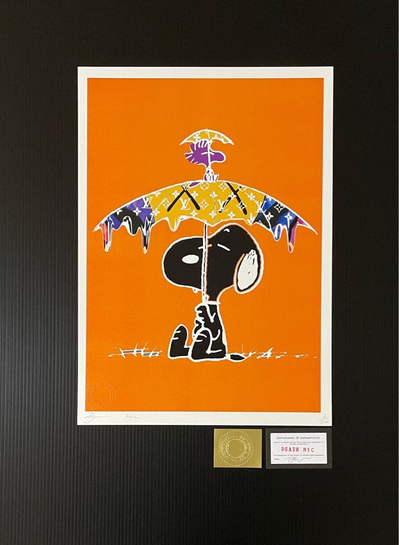DEATH NYC/アートポスター/スヌーピー /SNOOPY/KAWS