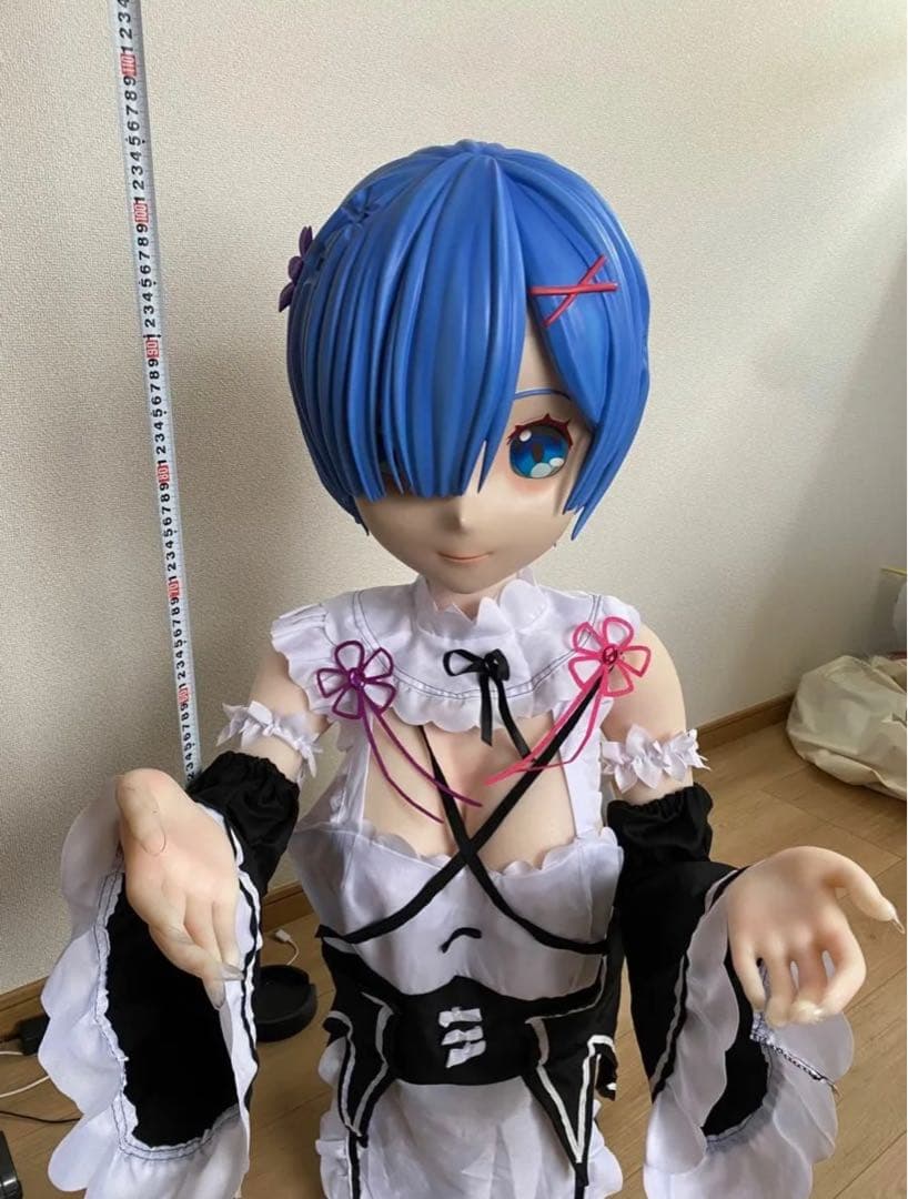 Re:ゼロから始める異世界生活レム 1/1 胸像フィギュア　110cm高さ