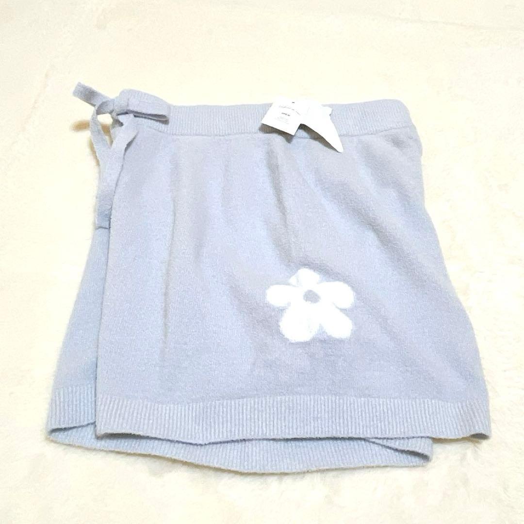 新品タグ付きgelato pique エアモコフラワーロゴジャガード 上下セット