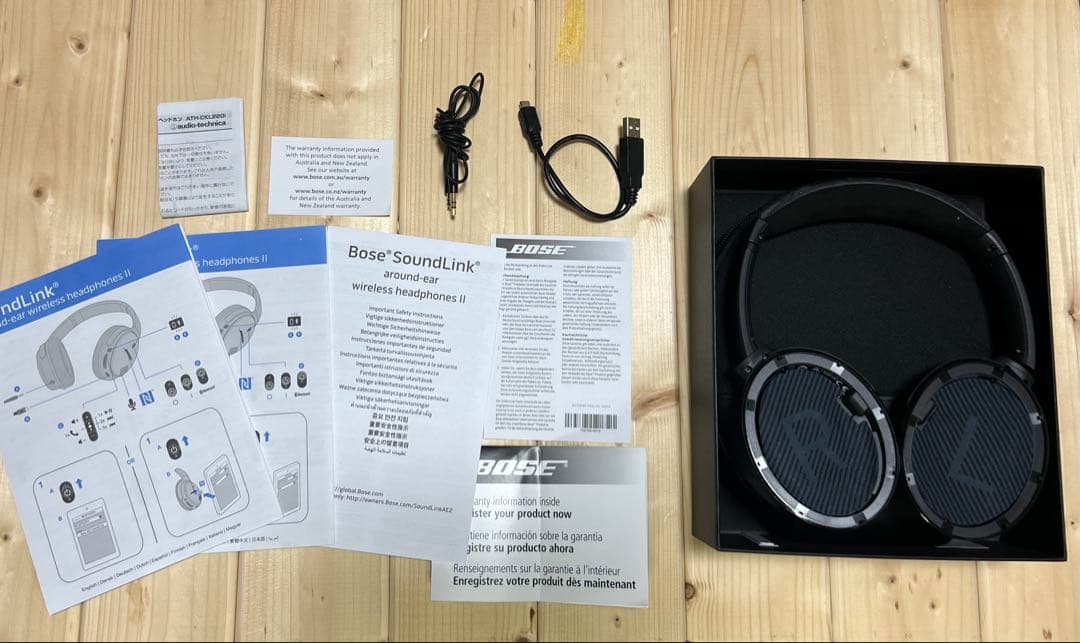 【美品】BOSE ワイヤレスヘッドホン SoundLink Il