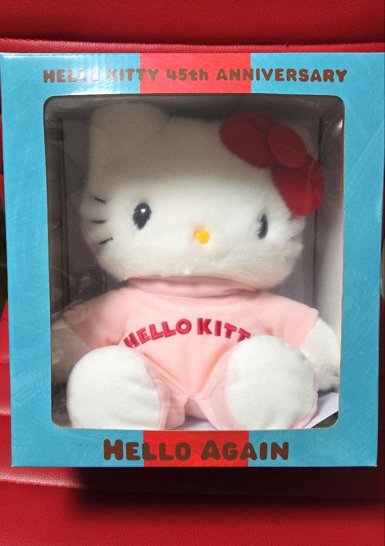 ハローキティ45周年［HELLO AGAIN］限定ぬいぐるみ　サンリオ