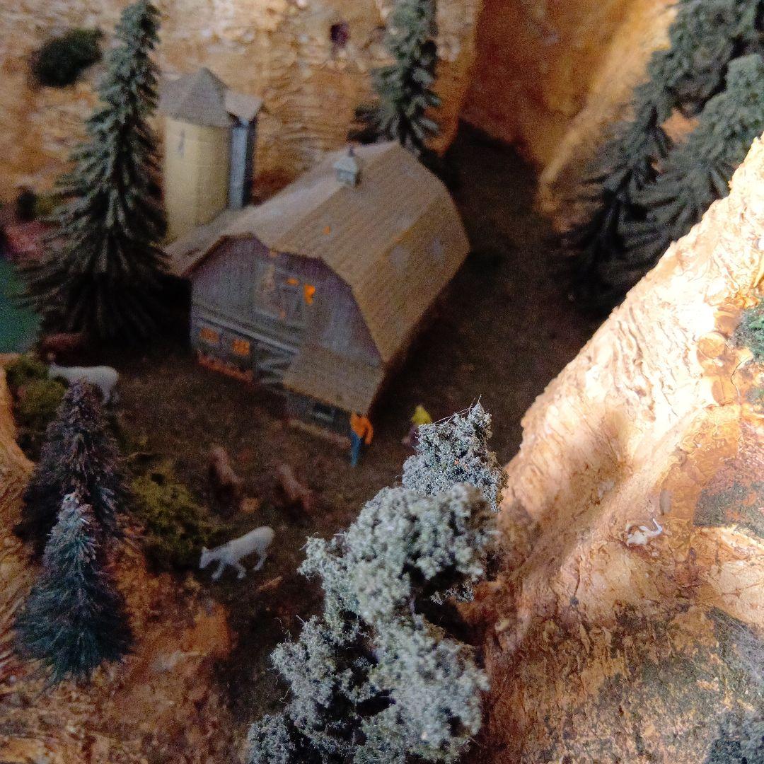 ジオラマ　ウェスタン　Nゲージ　ナローゲージ　引取限定