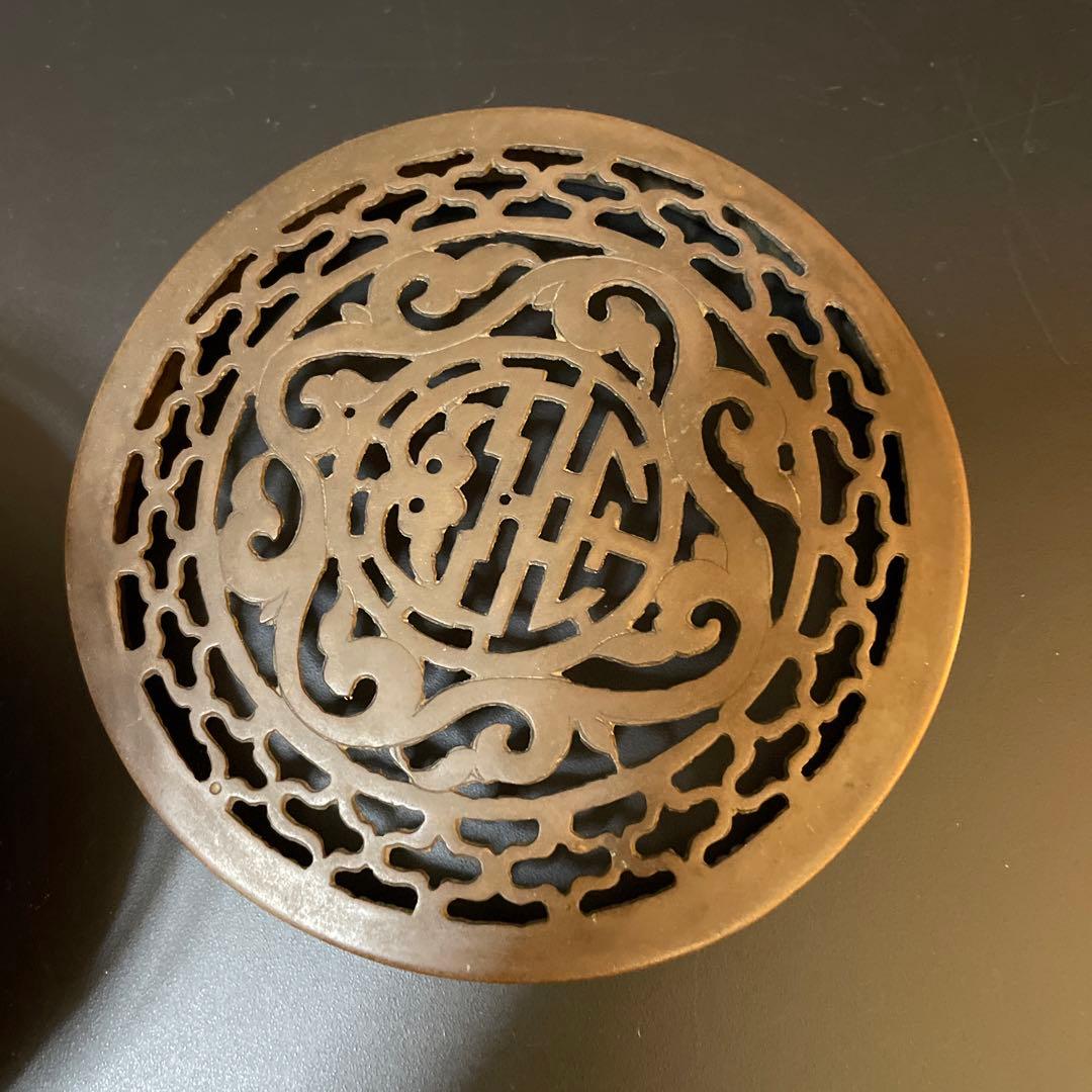 李朝　古銅　香炉　１７９６年製