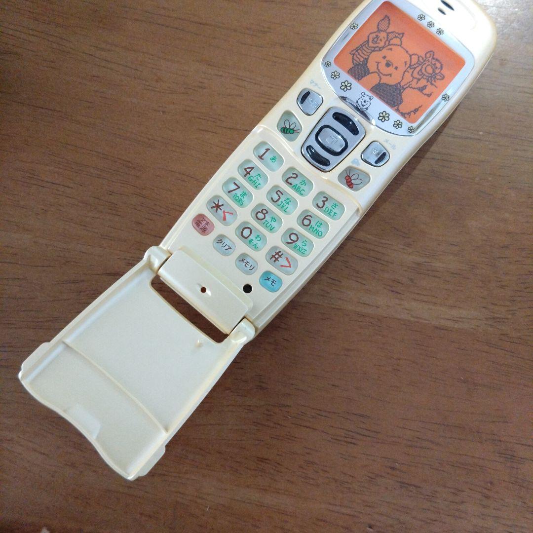 【貴重】セルラー　くまのプーさん D207K　ガラケー　ディズニー　モックアップ