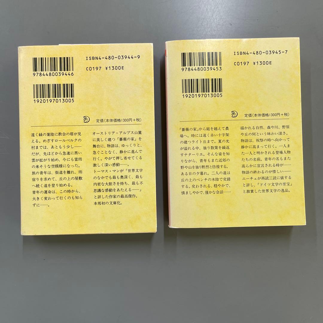 〈希少〉晩夏 上下巻セット シュティフター藤村宏訳