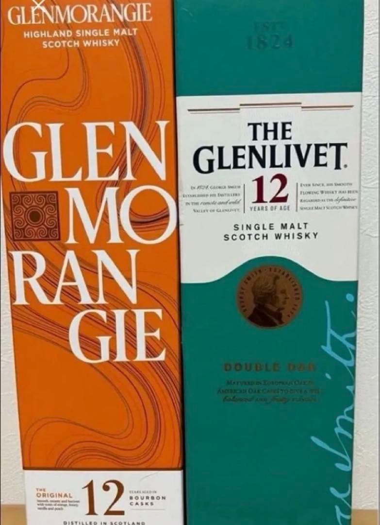 グレンモーレンジ オリジナル12年 1本　　　　　ザ グレンリベット 12年1本