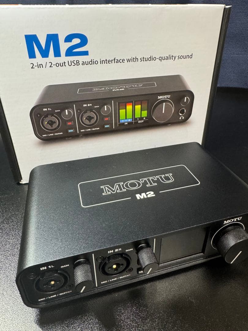 MOTU M2オーディオインターフェース