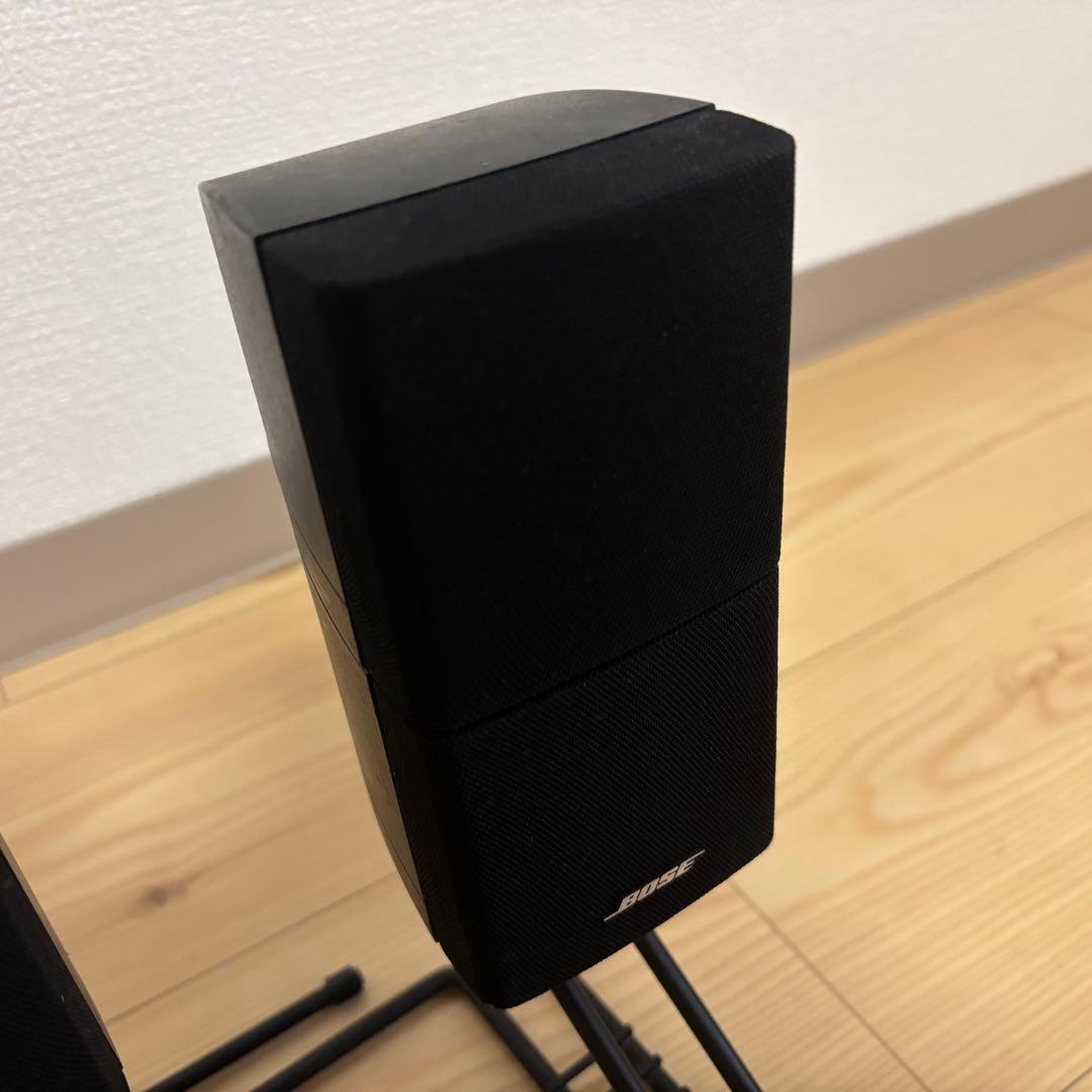 【美品】BOSE ダブルキューブ サテライトスピーカー スタンド付