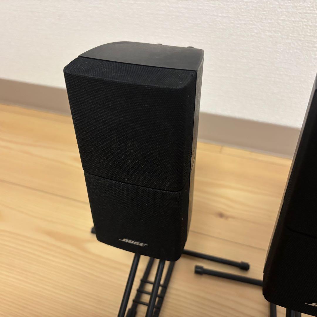 【美品】BOSE ダブルキューブ サテライトスピーカー スタンド付