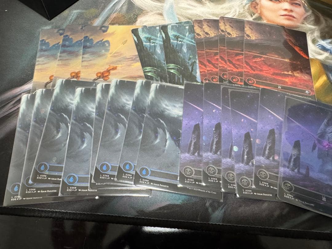 mtg ギャラクシーfoil 土地　セット