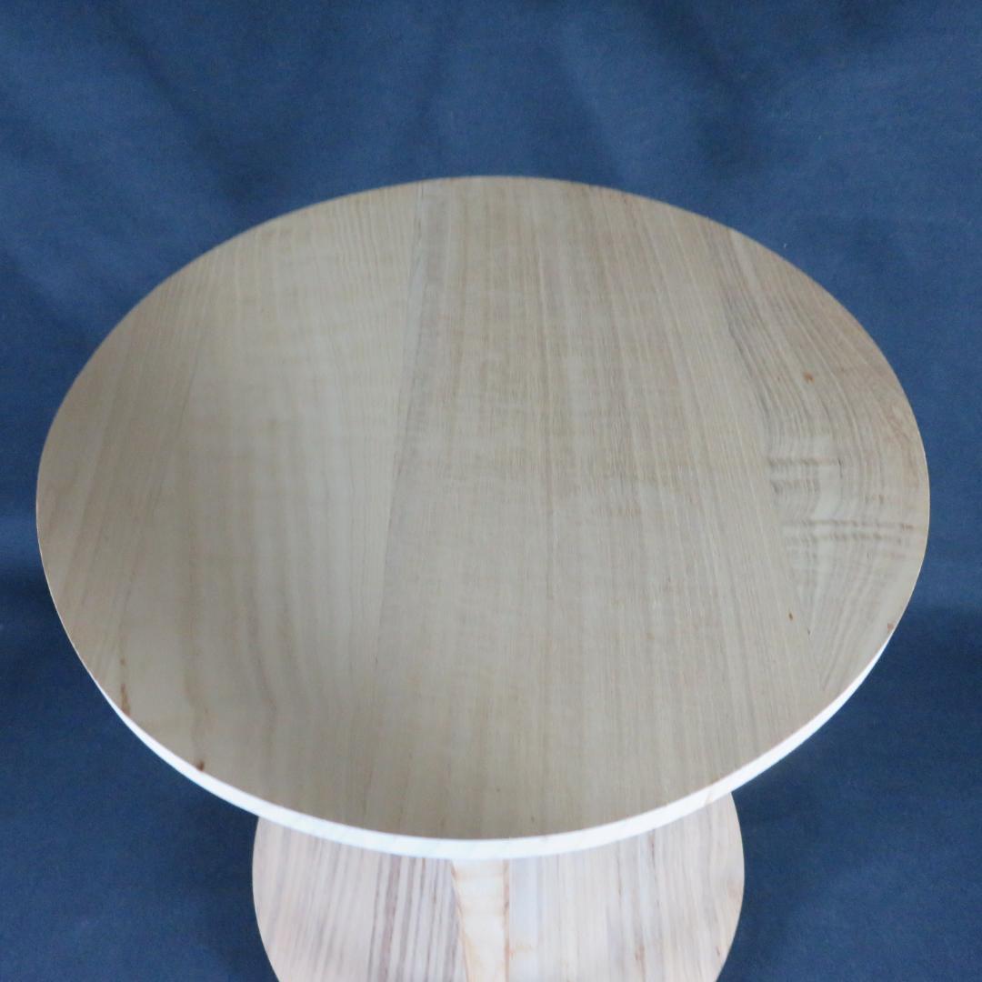 桐丸卓 紙箱 円卓 組み立て 茶道具 木製